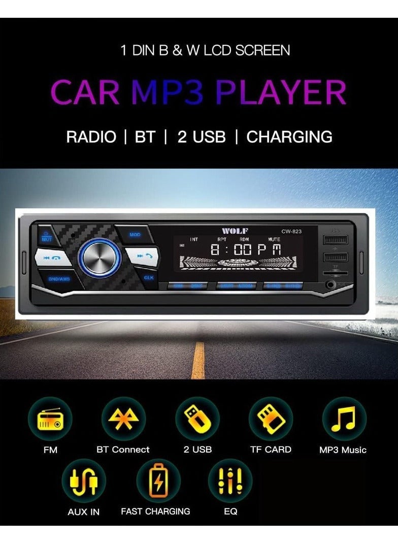 Wolf Bluetooth Car Cassette – CW 823 - Image 2